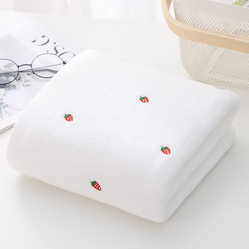 Serviettes de Bain Fraises pour bébé