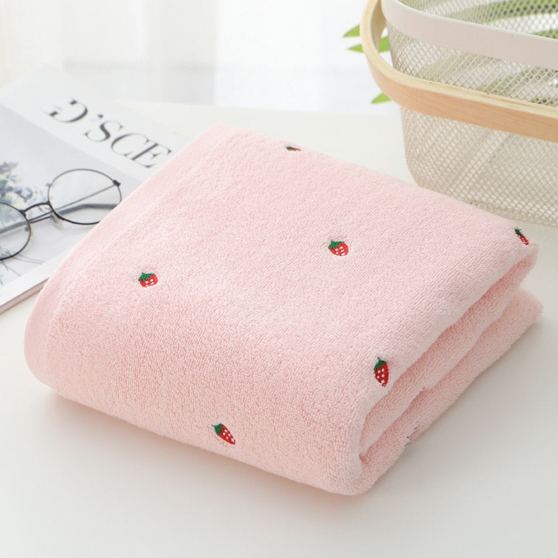 Serviettes de Bain Fraises pour bébé