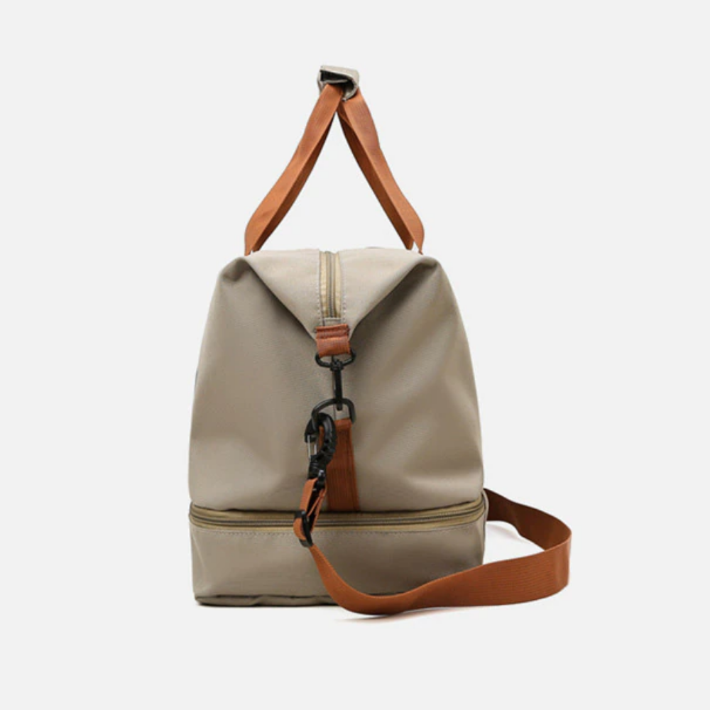 Sac à langer de voyage tissu Traveller beige