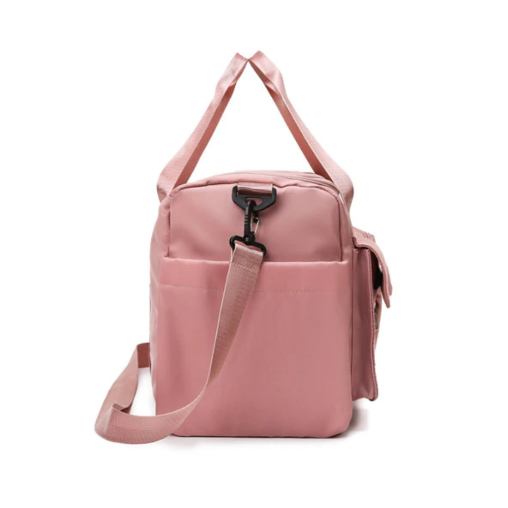 Sac à langer de voyage Gabrielle rose pastel