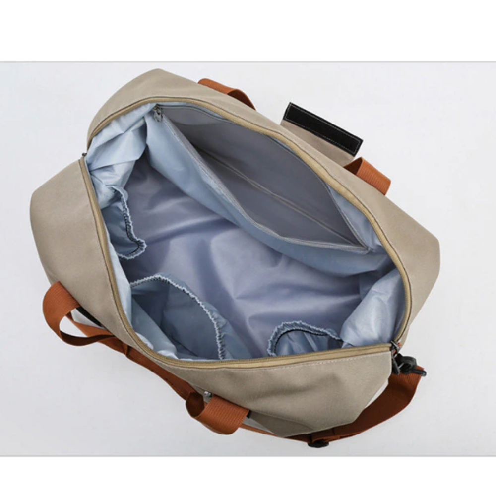 Sac à langer de voyage tissu Traveller gris