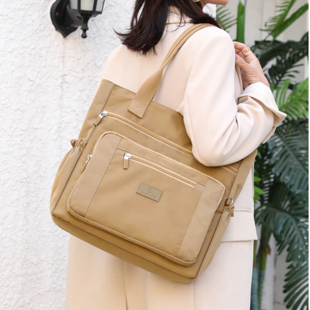 Sac à langer à anses Voilier Beige