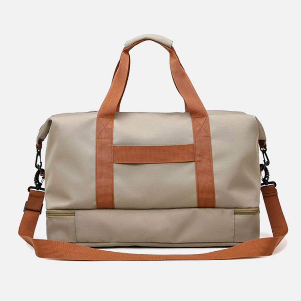 Sac à langer de voyage tissu Traveller beige