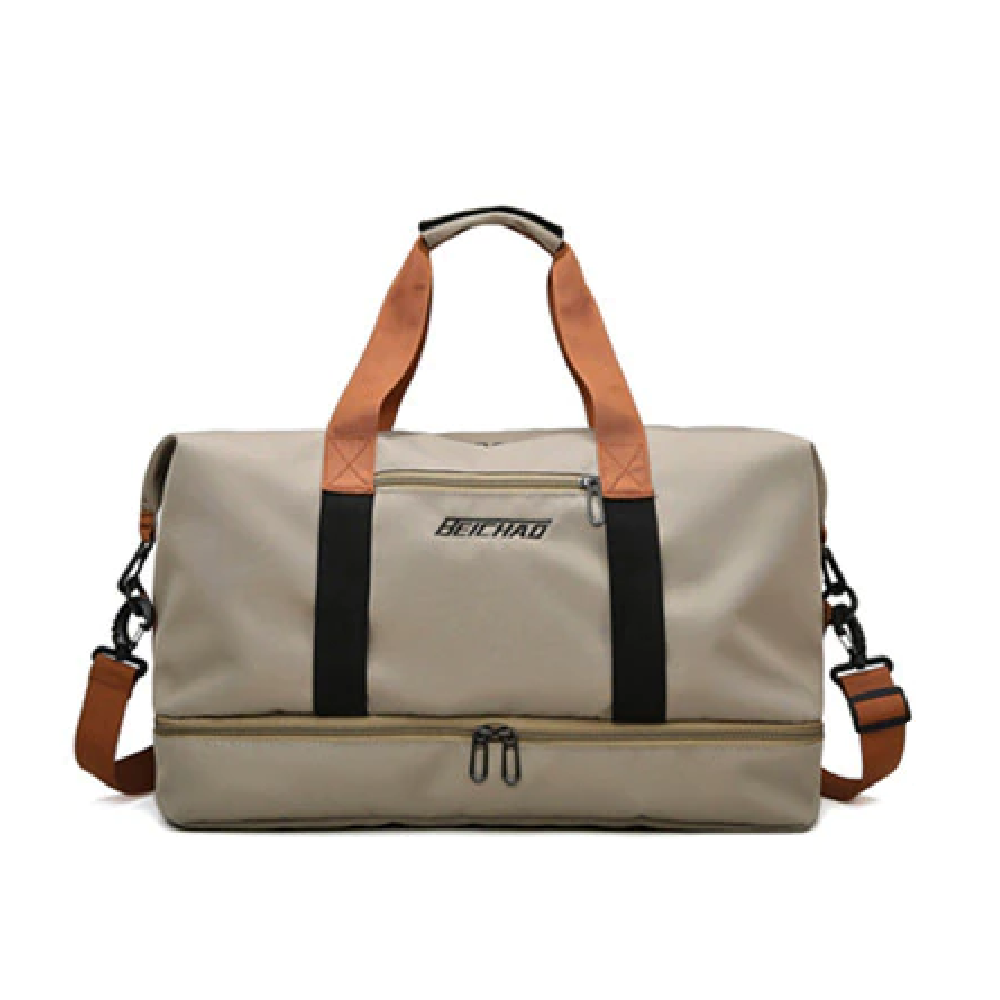 Sac à langer de voyage tissu Traveller beige