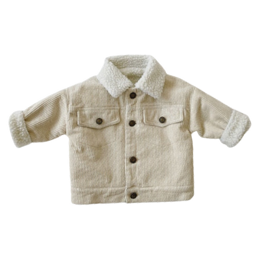 Veste velours col mouton Jules 6M-4 Ans