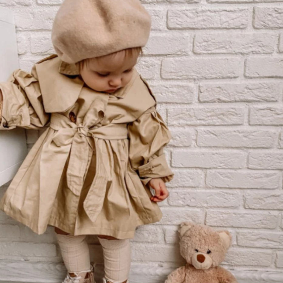 Trench coton Alice écru 1-3 ans