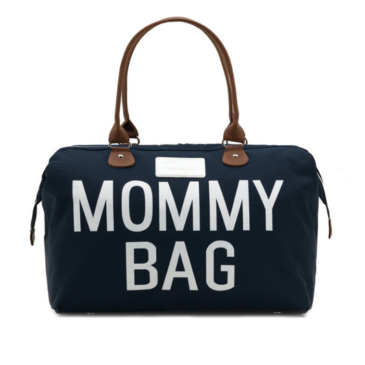 Sac à langer à anses Mommy Bag bleu marine