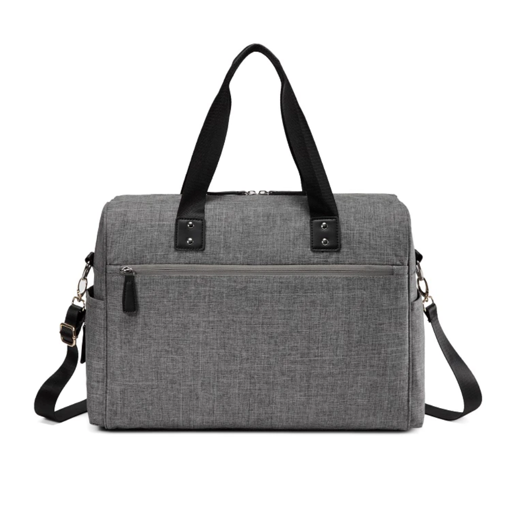 Sac à langer poussette Léonard gris chiné