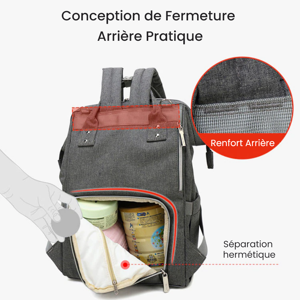 Sac à langer à dos Smarty Vert