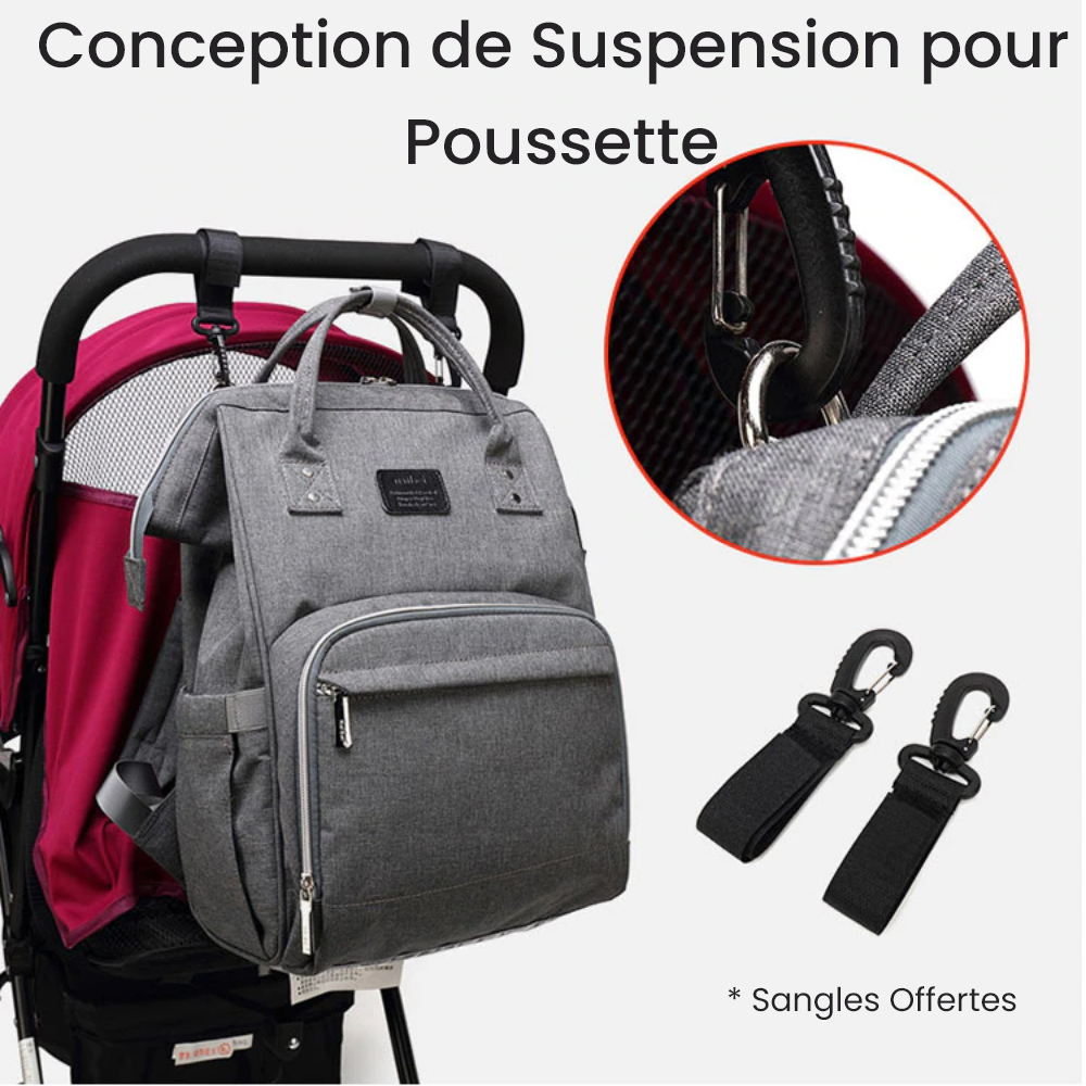 Sac à langer à dos Smarty Vert