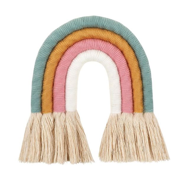 Arc-en-ciel macramé