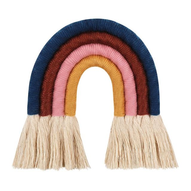 Arc-en-ciel macramé