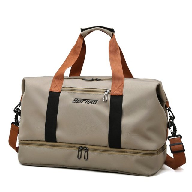 Sac à langer de voyage tissu Traveller beige