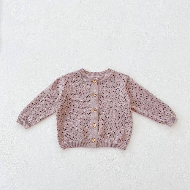 Cardigan en maille ajourée Céleste 3 Mois-3 Ans