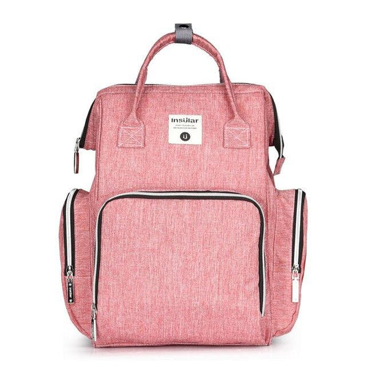 Sac à langer à dos isotherme Casual Rose