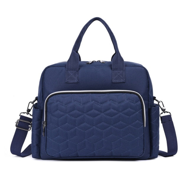 Sac à langer bandoulière Ardoise bleu marine