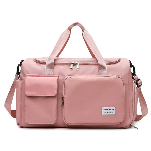 Sac à langer de voyage Gabrielle rose pastel